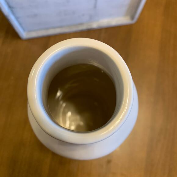 Rae Dunn Magenta Series “Love Wins” Watercolor Rainbow Heart Vase Pride A36 - Picture 3 of 5